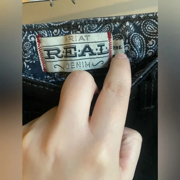 Ariat Women's Black Boot Cut Jeans - Picture 3 of 7